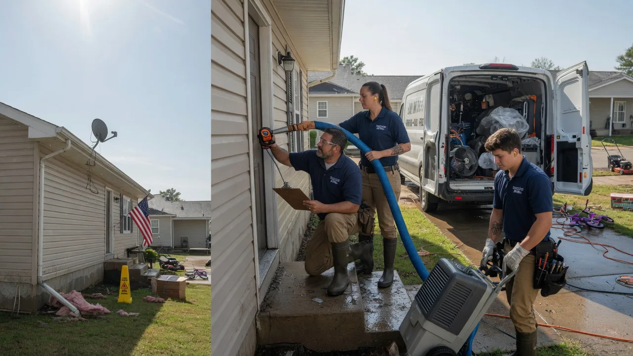Ceiling Water Damage Restoration in Justice, IL near me